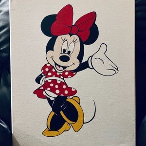 Minnie wall art hand painted